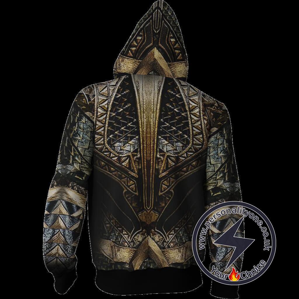 Aquaman Hoodie - Arthur Curry Zip Up Hoodie #19HW01